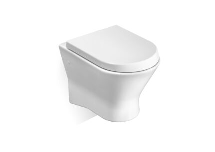 Wall-Hung WC (Vitreous China) – Horizontal Outlet